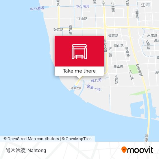 通常汽渡 map