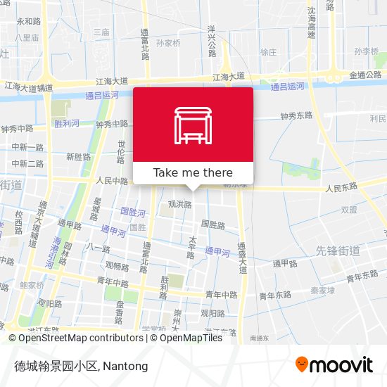 德城翰景园小区 map