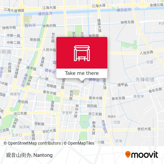 观音山街办 map