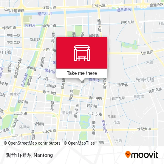 观音山街办 map