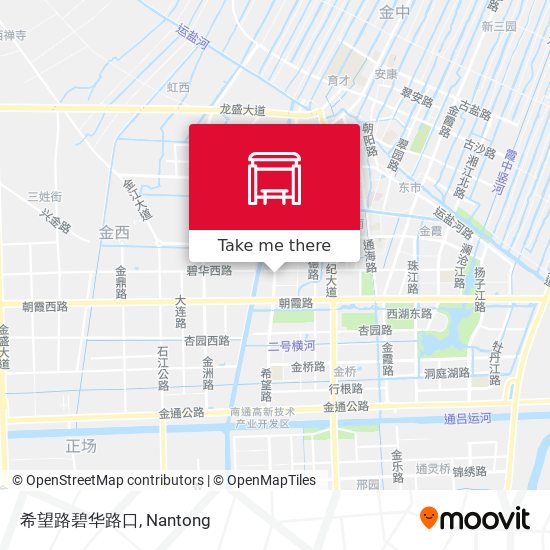 希望路碧华路口 map