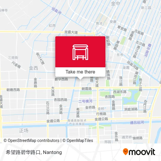 希望路碧华路口 map