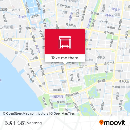 政务中心西 map