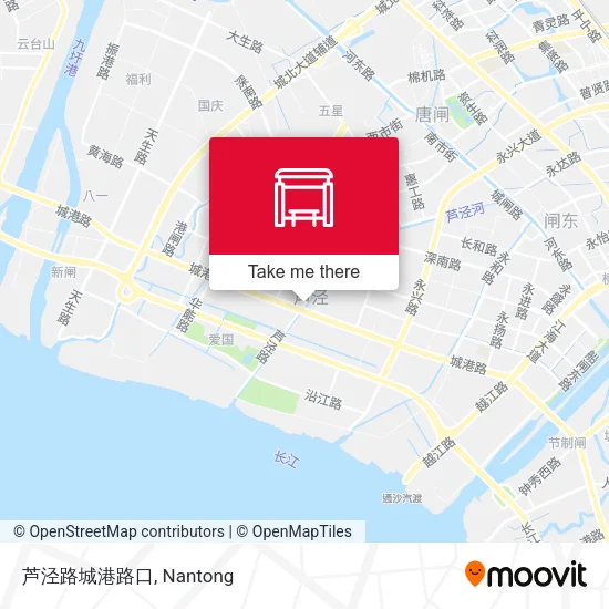 芦泾路城港路口 map