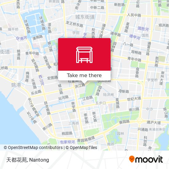天都花苑 map