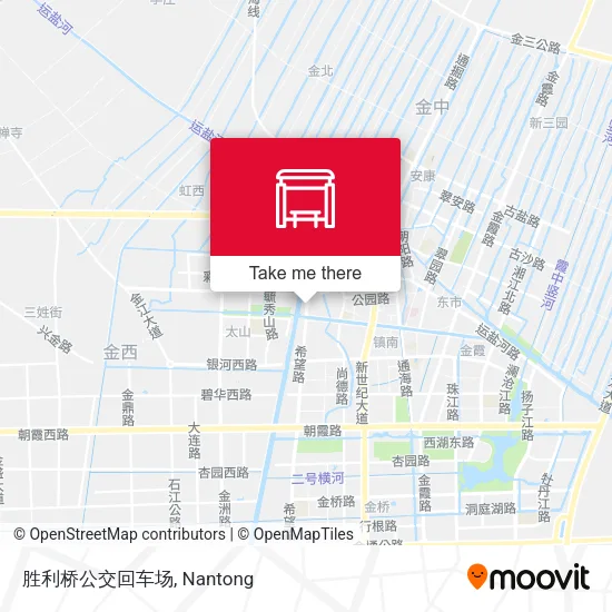 胜利桥公交回车场 map
