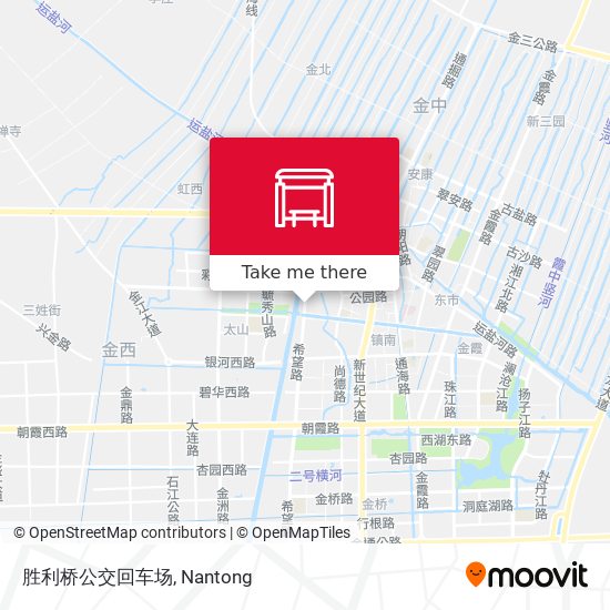 胜利桥公交回车场 map
