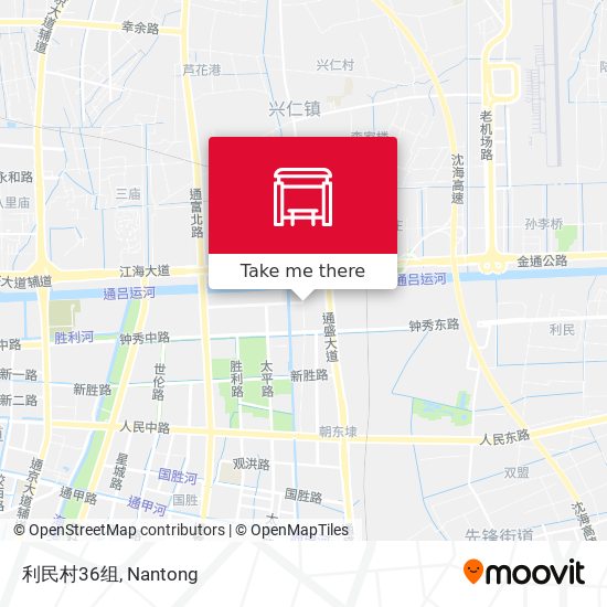 利民村36组 map