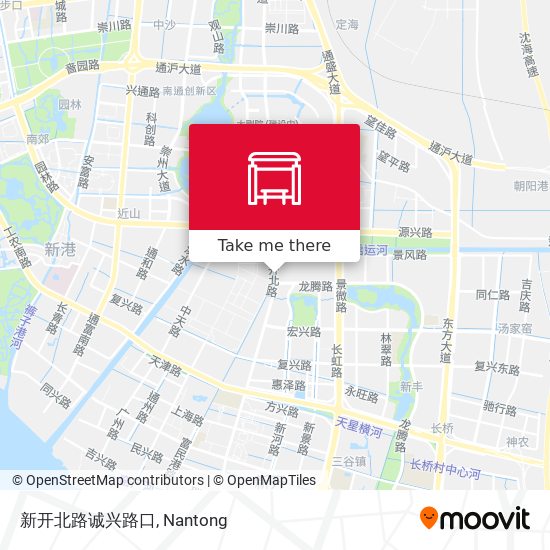 新开北路诚兴路口 map