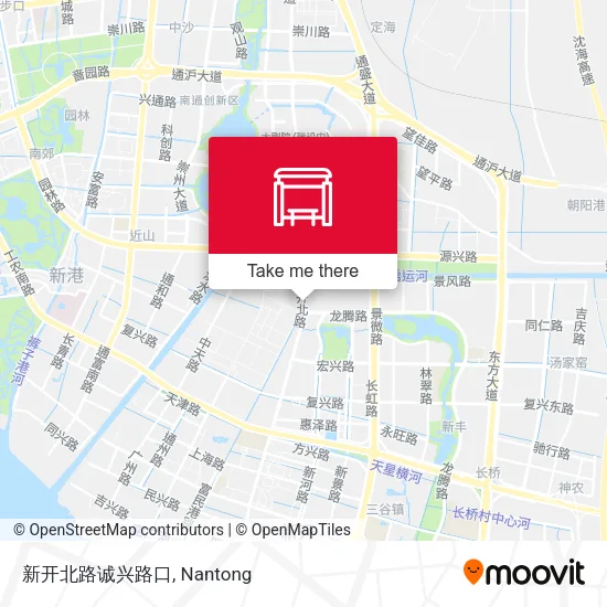 新开北路诚兴路口 map