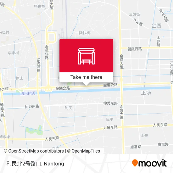 利民北2号路口 map