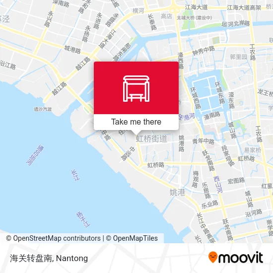 海关转盘南 map