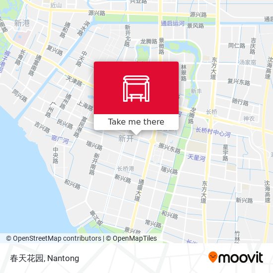 春天花园 map