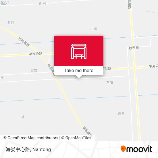 海晏中心路 map