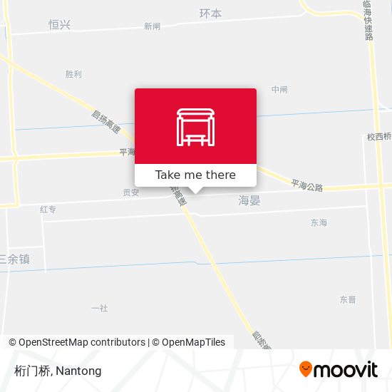 桁门桥 map