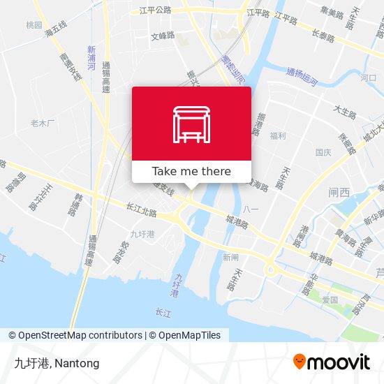 九圩港 map