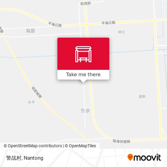 警战村 map