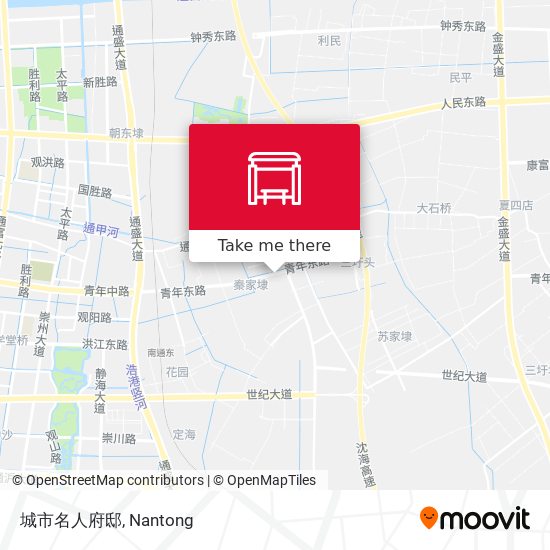 城市名人府邸 map