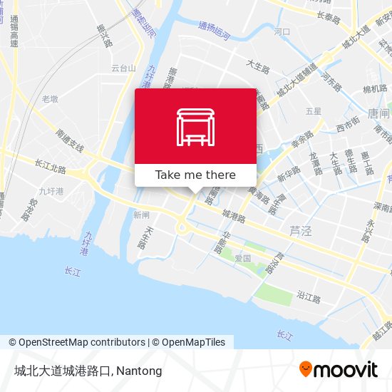 城北大道城港路口 map