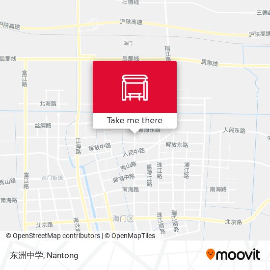 东洲中学 map