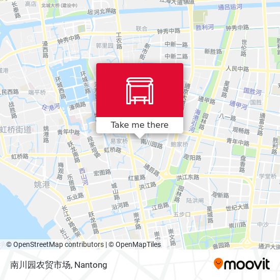 南川园农贸市场 map