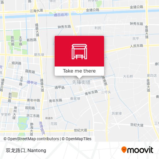 双龙路口 map