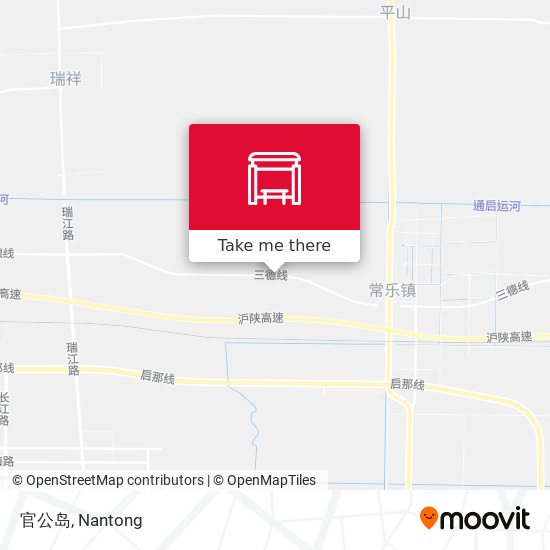 官公岛 map