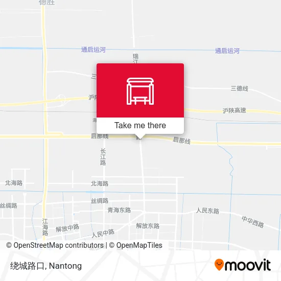 绕城路口 map