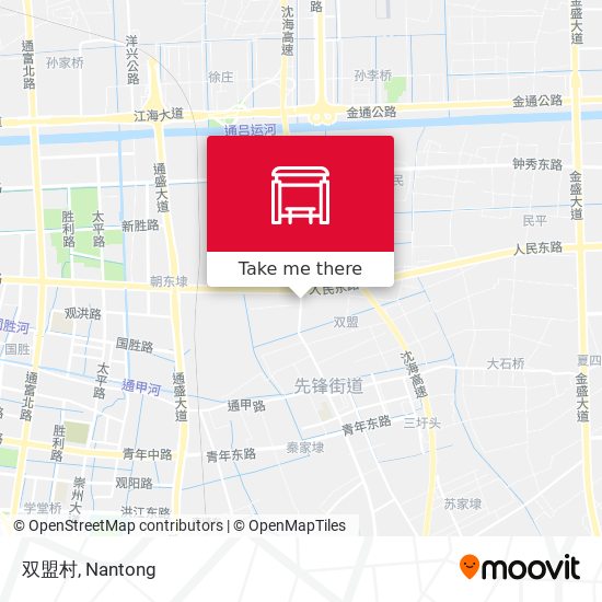 双盟村 map
