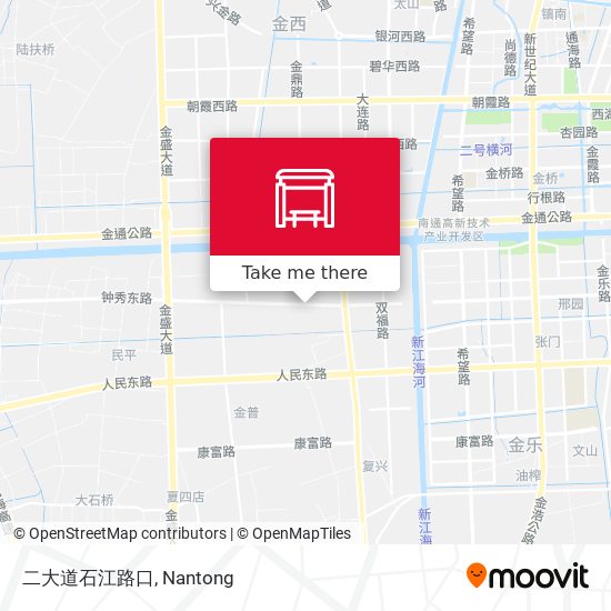 二大道石江路口 map