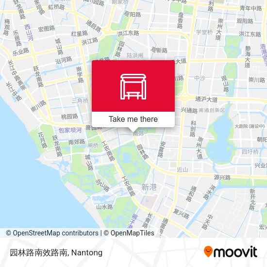 园林路南效路南 map