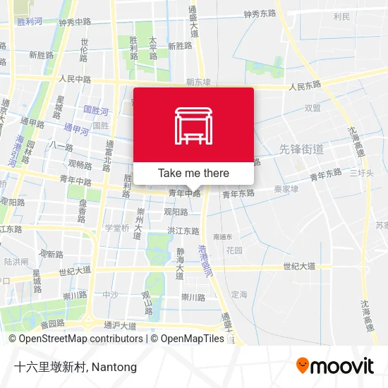 十六里墩新村 map