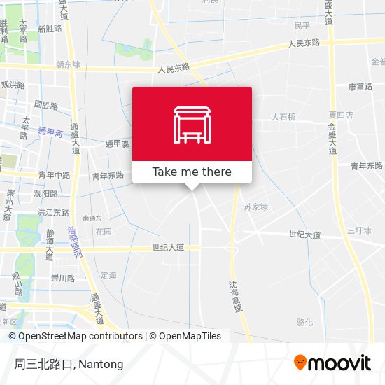 周三北路口 map