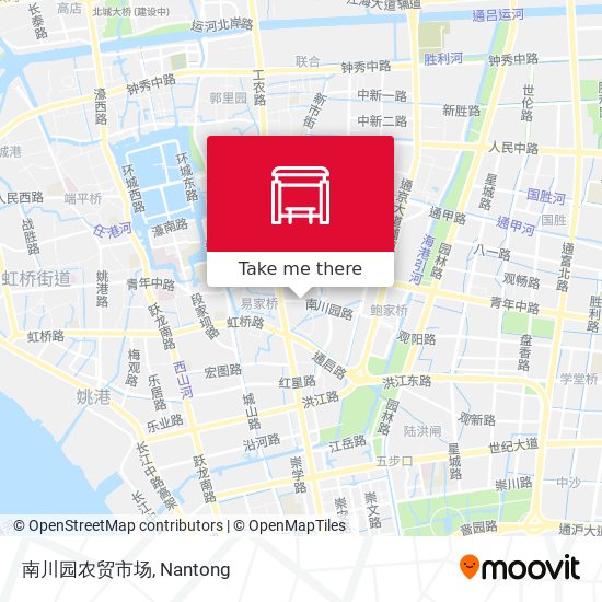 南川园农贸市场 map
