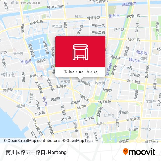 南川园路五一路口 map