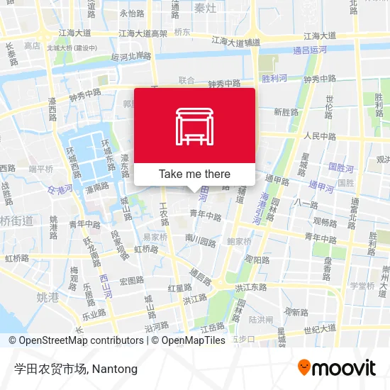 学田农贸市场 map