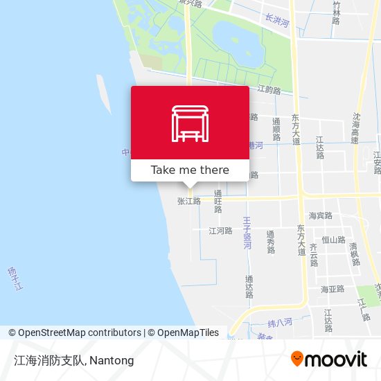 江海消防支队 map