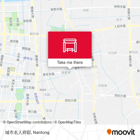 城市名人府邸 map
