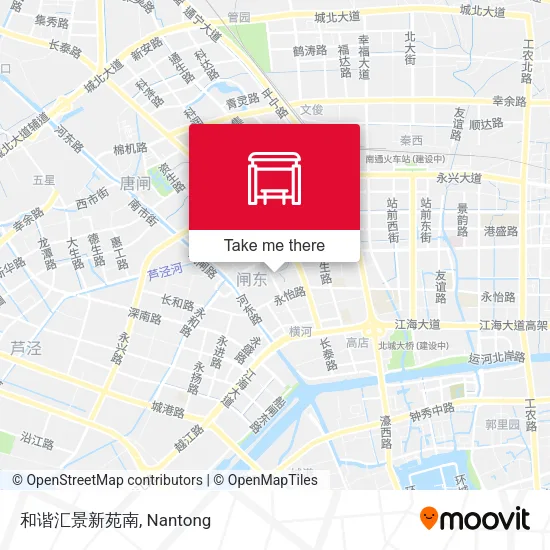 和谐汇景新苑南 map