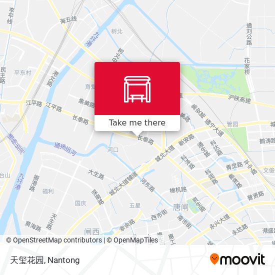 天玺花园 map