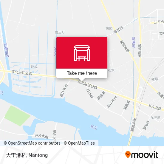 大李港桥 map