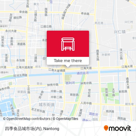 四季食品城市场(内) map