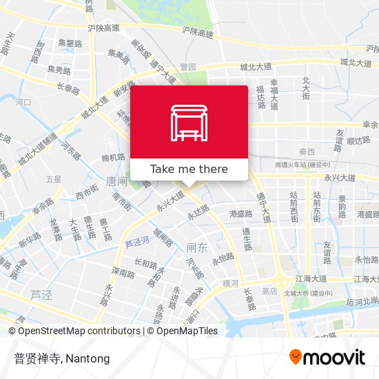 普贤禅寺 map