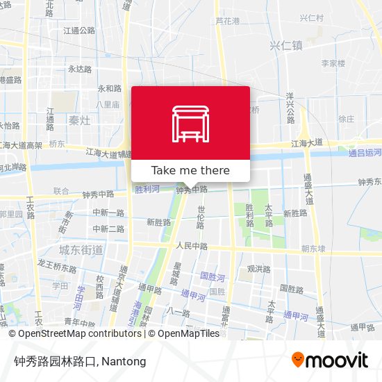 钟秀路园林路口 map