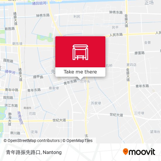 青年路振先路口 map