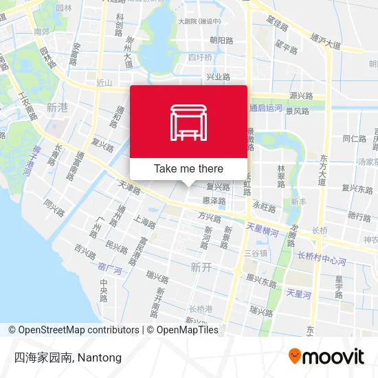 四海家园南 map