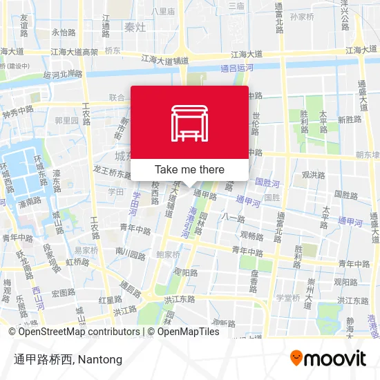 通甲路桥西 map