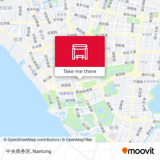 中央商务区 map