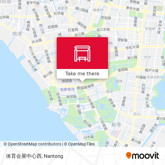 体育会展中心西 map