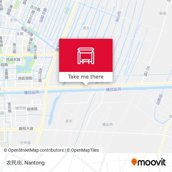 农民街 map